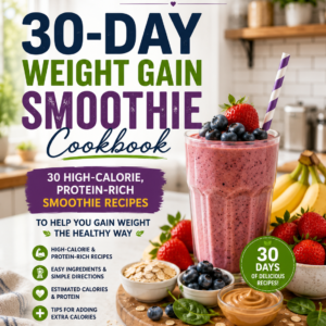 30-Day Weight Gain Smoothie Cookbook